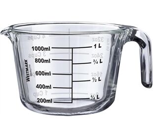 Westmark Messkanne, Borosilikatglas, 1 l