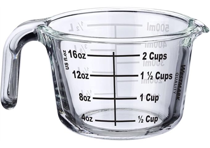 Westmark Messkanne, Borosilikatglas, 0,5 l