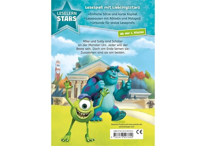 Ravensburger Leselernstars Disney Monster Uni -Erst