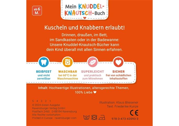 Ravensburger Mein Knuddel-Knautsch-Buch Große Fahrze