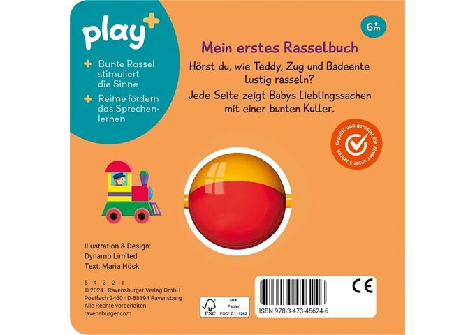 Ravensburger Play Schütteln, Rasseln, Spielen Erste