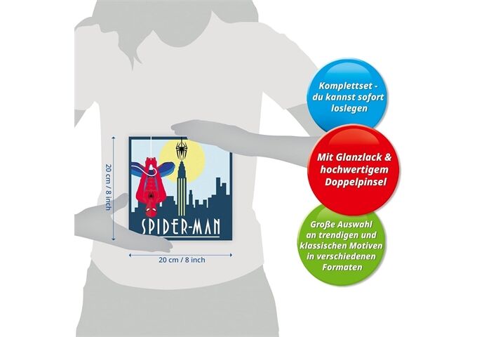 Ravensburger Mnz Spider-Man Mnz Quadratisch/Schmal/Ei
