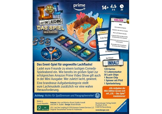 Ravensburger Last One Laughing - Das Spiel MiniEditi