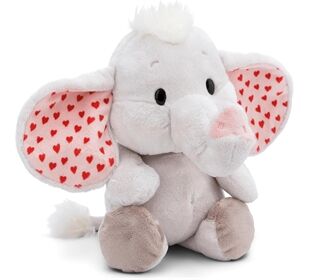 Nici Kuscheltier Love Elefant m.Magnet Herz hellgr.23cm