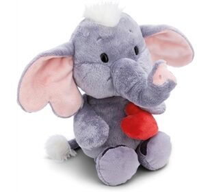 Nici Kuscheltier Love Elefant m.Magnet Herz d.gra32 cm