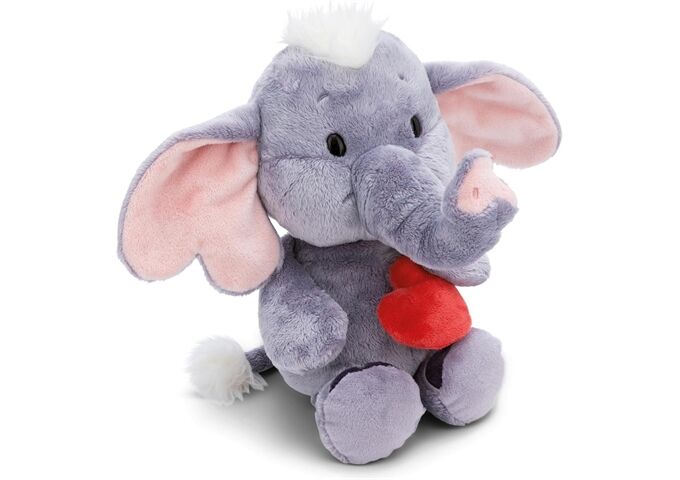 Nici Kuscheltier Love Elefant m.Magnet Herz d.gra32 cm