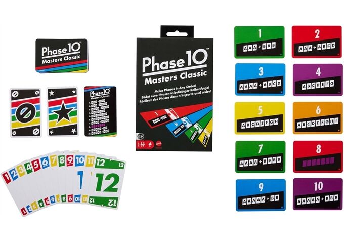 Mattel Phase 10 Masters Classic