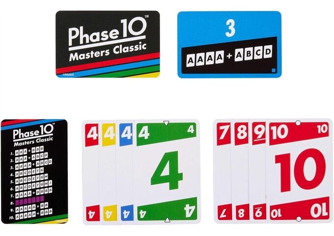 Mattel Phase 10 Masters Classic