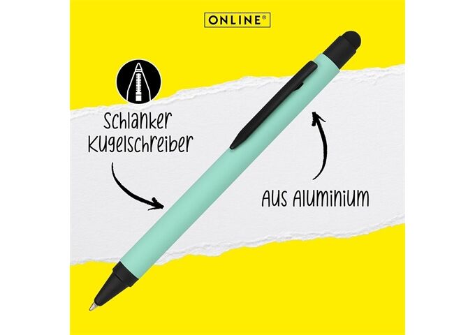ONLINE Kugelschreiber Alu Stylus mint