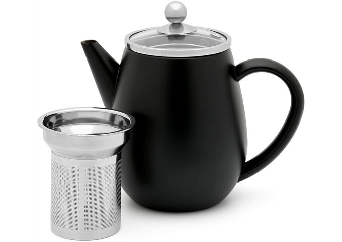 Bredemeijer Teekanne Duet Eva matt black 0,5l