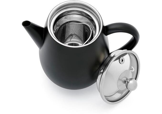 Bredemeijer Teekanne Duet Eva matt black 0,5l