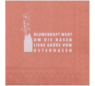 Räder Ostern Cocktailserviette Blumenduft25x25cm