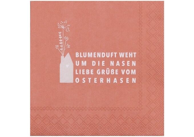 Räder Ostern Cocktailserviette Blumenduft25x25cm
