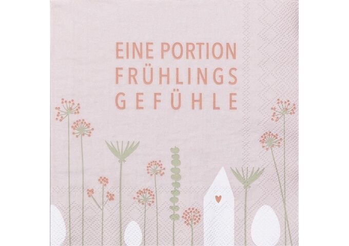 Räder Ostern Serviette 33x33cm, Eine Portion Frühlingsge