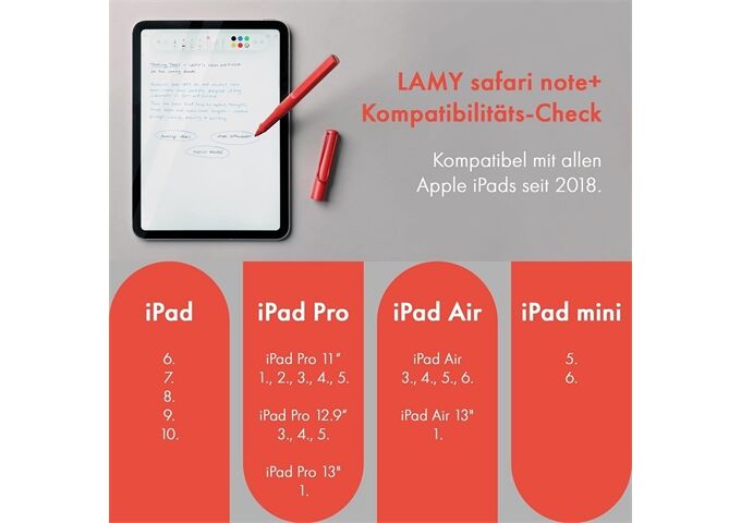 Lamy Stylus Pen note+ safari all black