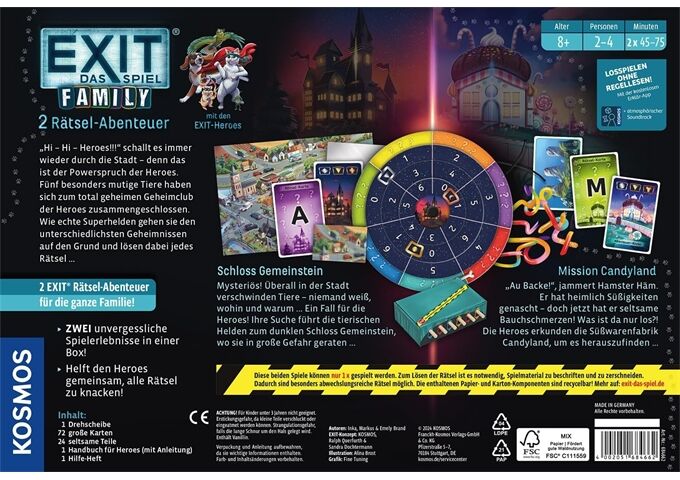 Kosmos EXIT® Family Gemeinstein/Candyland