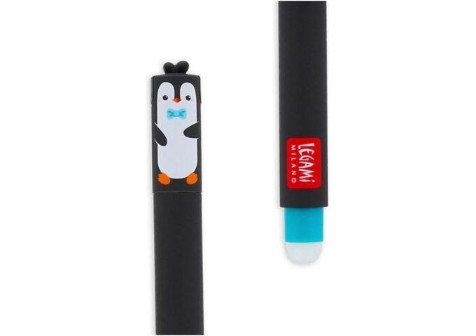 Legami ERASABLE PEN - PENGUIN - TURQUOISE INK