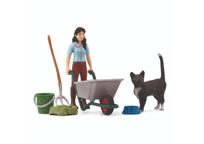 Schleich Mini-Playset Ausmist-und Pflegeset mit Emily