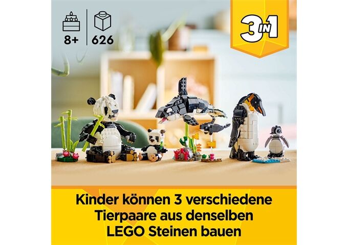 LEGO® Creator Wilde Tiere ; Pandafamilie