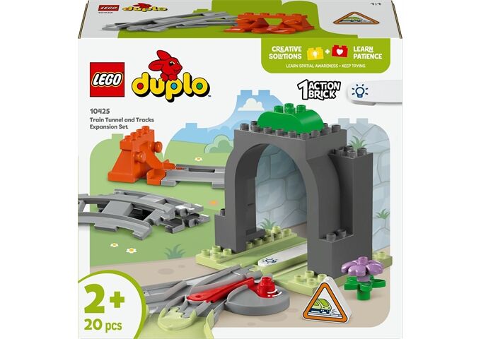 LEGO® Duplo Eisenbahntunnel und Schienen