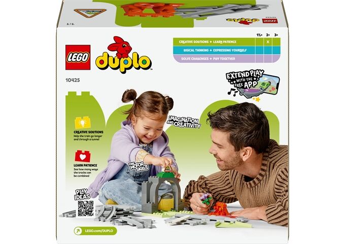 LEGO® Duplo Eisenbahntunnel und Schienen