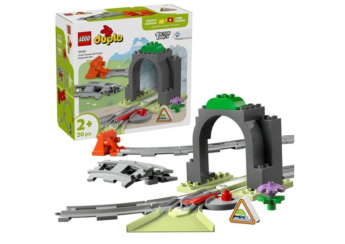 LEGO® Duplo Eisenbahntunnel und Schienen