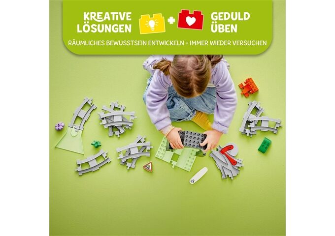 LEGO® Duplo Eisenbahntunnel und Schienen