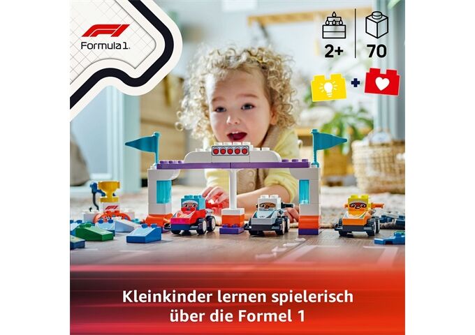 LEGO® Duplo F1 Team Rennautos