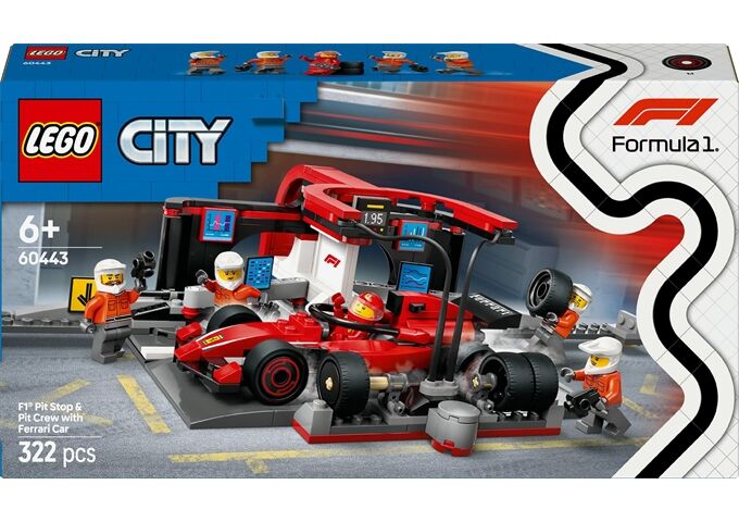 LEGO® LGO City F1 Boxenstopp mit Boxencrew
