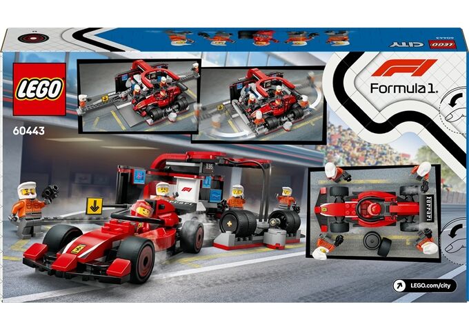 LEGO® LGO City F1 Boxenstopp mit Boxencrew