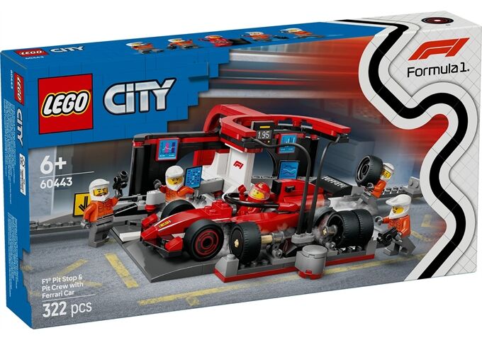LEGO® LGO City F1 Boxenstopp mit Boxencrew