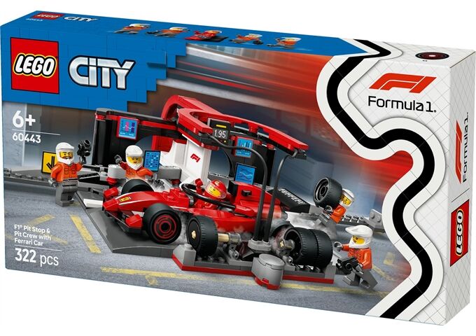 LEGO® LGO City F1 Boxenstopp mit Boxencrew