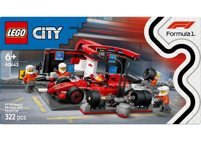 LEGO® LGO City F1 Boxenstopp mit Boxencrew