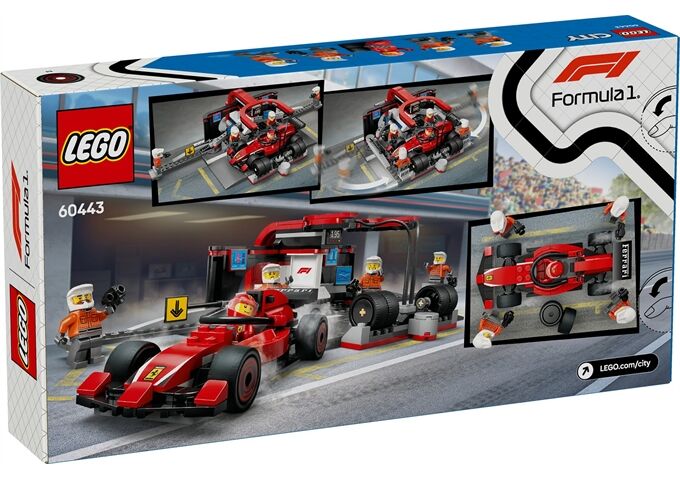 LEGO® LGO City F1 Boxenstopp mit Boxencrew