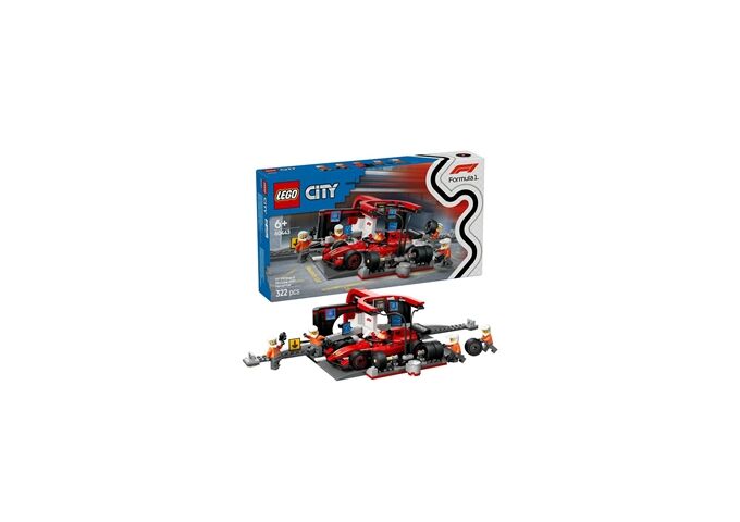 LEGO® LGO City F1 Boxenstopp mit Boxencrew