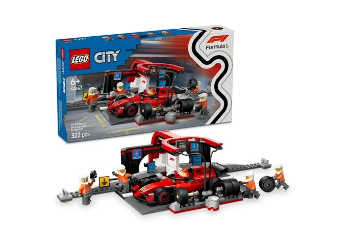 LEGO® LGO City F1 Boxenstopp mit Boxencrew