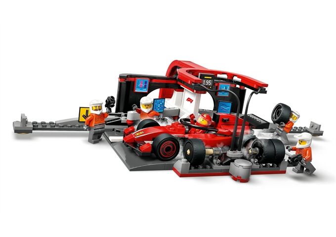 LEGO® LGO City F1 Boxenstopp mit Boxencrew