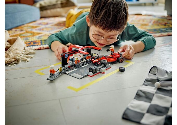 LEGO® LGO City F1 Boxenstopp mit Boxencrew