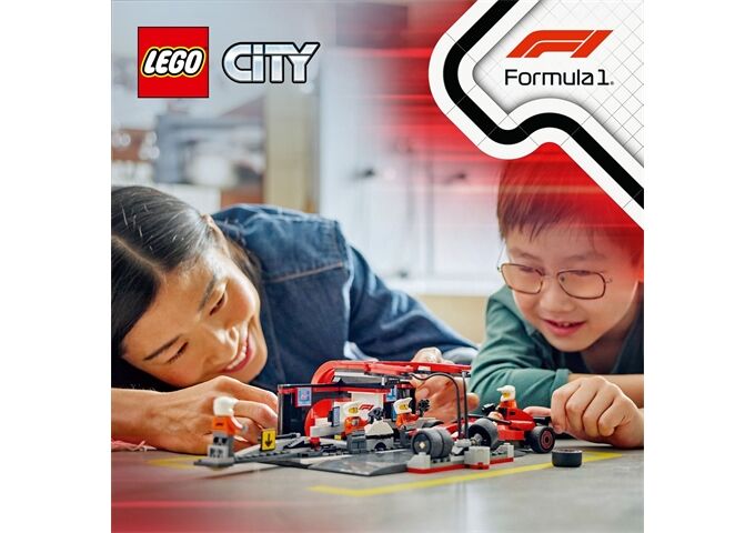 LEGO® LGO City F1 Boxenstopp mit Boxencrew