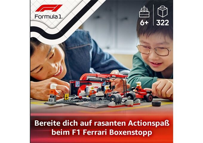 LEGO® LGO City F1 Boxenstopp mit Boxencrew