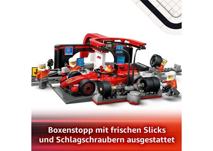 LEGO® LGO City F1 Boxenstopp mit Boxencrew