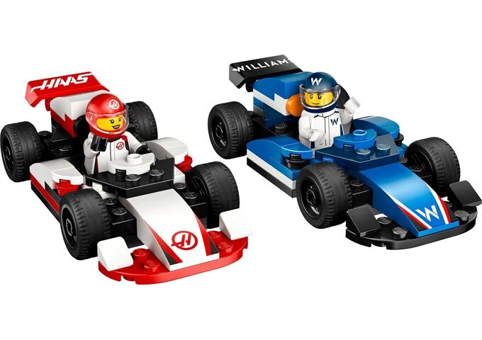 LEGO® LGO City F1 Williams Racing und Haas F1 Rennautos