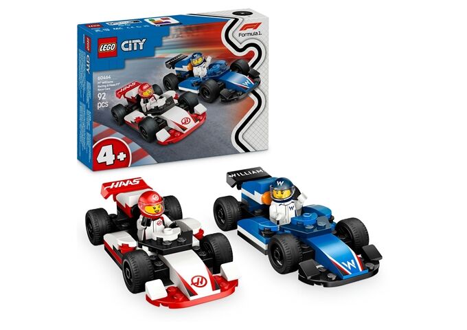 LEGO® LGO City F1 Williams Racing und Haas F1 Rennautos