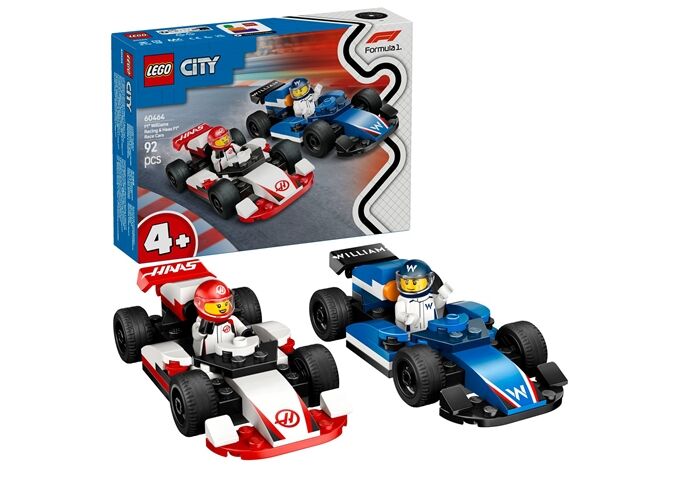 LEGO® LGO City F1 Williams Racing und Haas F1 Rennautos