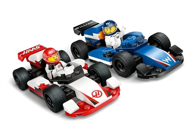 LEGO® LGO City F1 Williams Racing und Haas F1 Rennautos