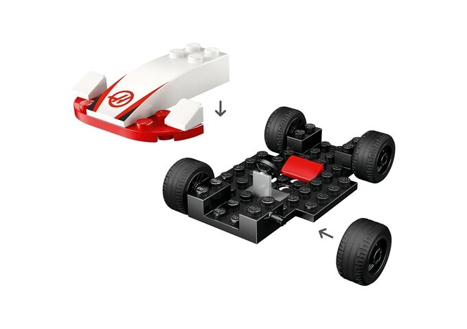 LEGO® LGO City F1 Williams Racing und Haas F1 Rennautos