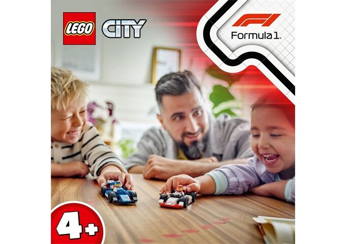 LEGO® LGO City F1 Williams Racing und Haas F1 Rennautos