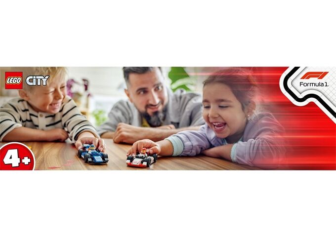 LEGO® LGO City F1 Williams Racing und Haas F1 Rennautos
