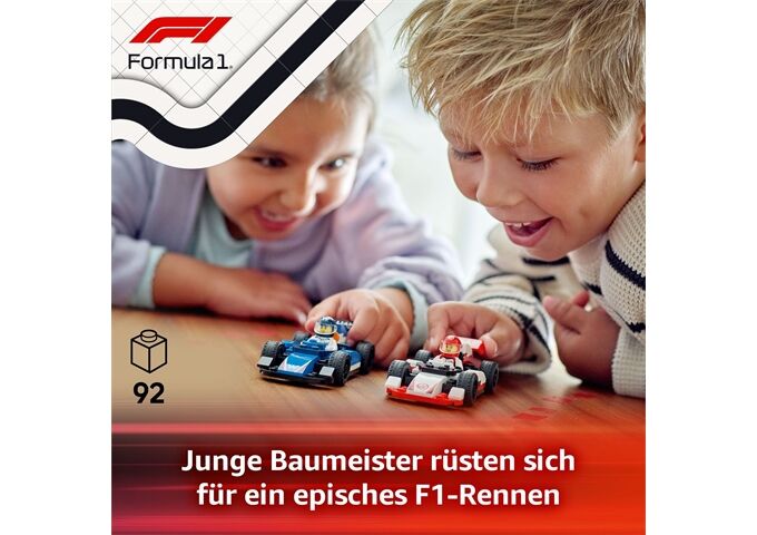 LEGO® LGO City F1 Williams Racing und Haas F1 Rennautos