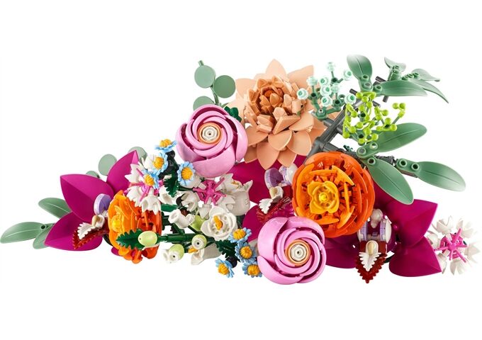 LEGO® LGO Botanical schöner rosafarbener Rosenstrauß